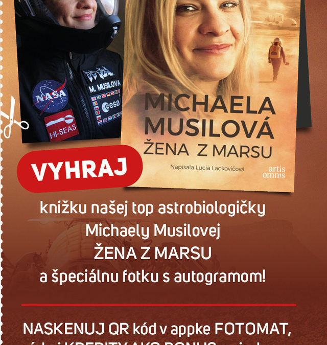 Fotomarťanka: Knižka Žena z Marsu a extra fotka s autogramom Michaely Musilovej má majiteľa